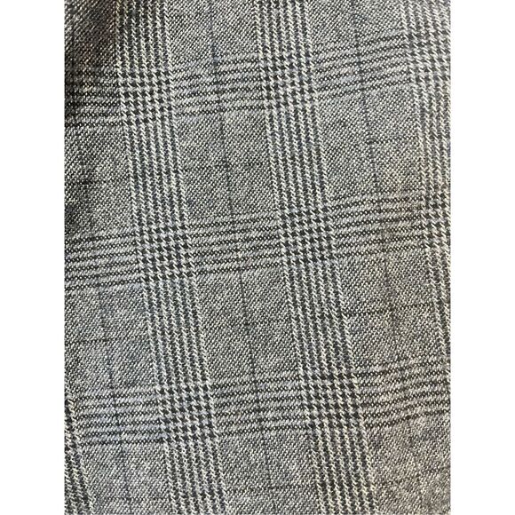 J. Crew 484 Slim Gray Blue Plaid Stretch Pants sz 33X32 EUC - Picture 3 of 10